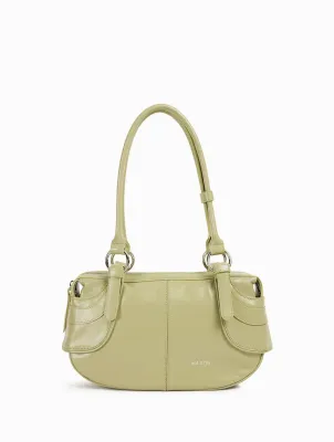 Sacs porté épaule Nelly Pistache - Cuir glacé craquelé Nat&Nin Sacs porté épaule Nelly Pistache - Cuir glacé craquelé Nat&Nin