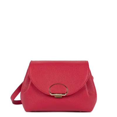 Milano Pia Petit sac trotteur cuir Corail LANCASTER