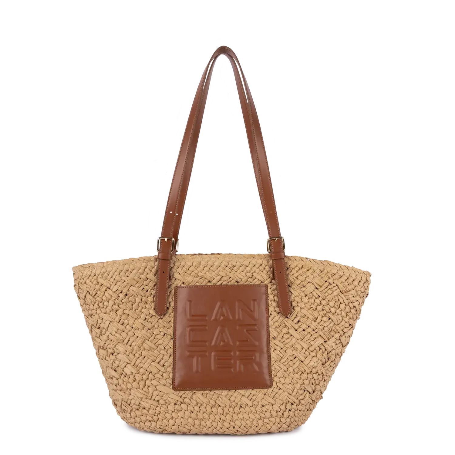 Le panier Sac cabas épaule Cognac LANCASTER