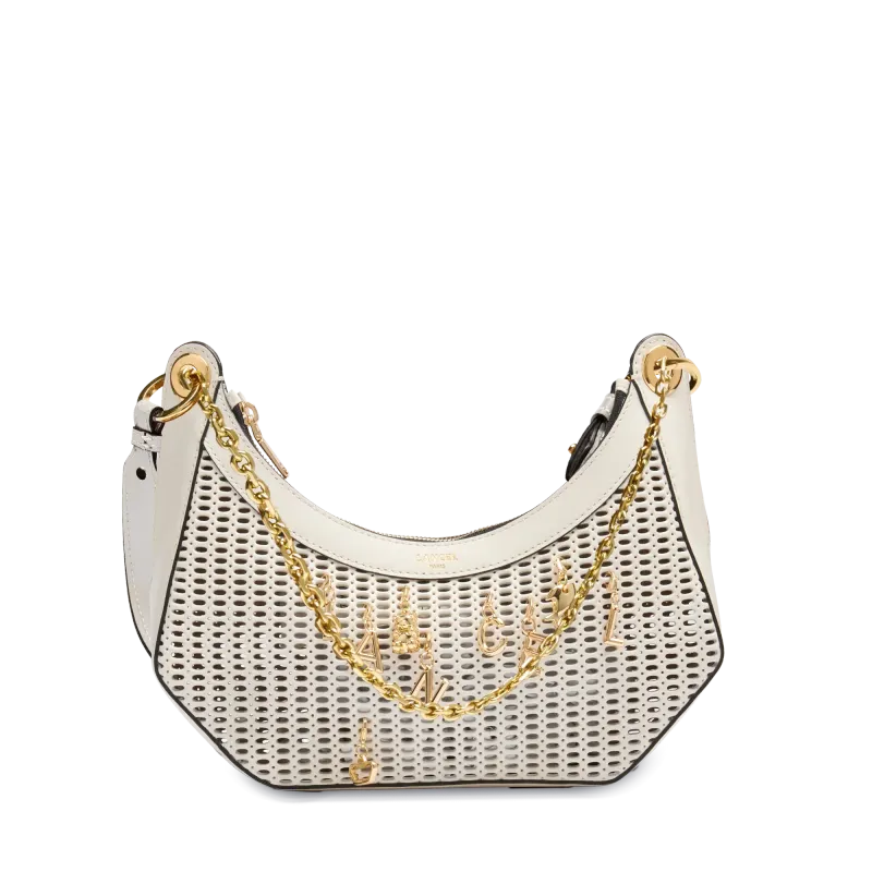 SAC ZIPPE M DOUBLE PORTE AVEC CHARMS CROISETTE DE LANCEL