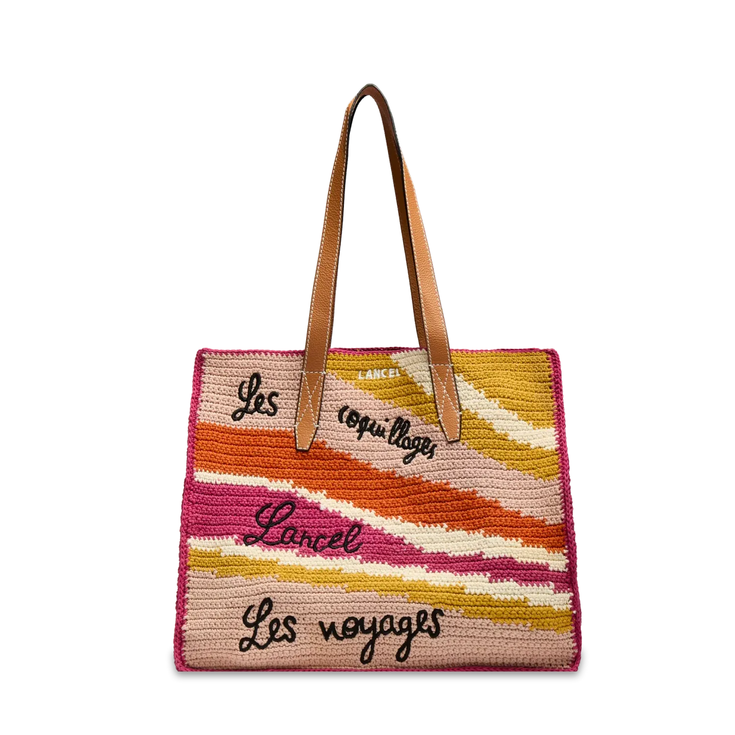 SAC CABAS L SUMMER MANIA MCO SORBET LANCEL