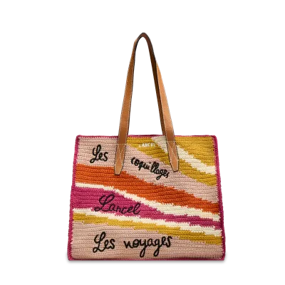 SAC CABAS L SUMMER MANIA MCO SORBET LANCEL