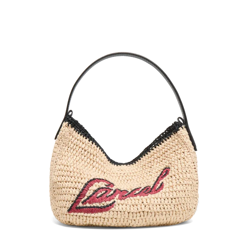 SAC HOBO S DOUBLE PORTE SUMMER MANIA NOIR LANCEL