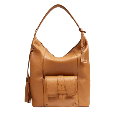 SAC HOBO ZIPPE M CAMEL PREMIER FLIRT DE LANCEL