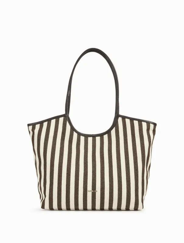 Sacs porté épaule Milan Toile Ebene Nat&Nin