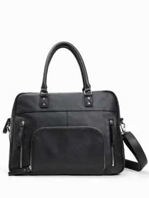 Sac Maxi Macy Noir lisse Nat&Nin Sac Maxi Macy Noir lisse Nat&Nin