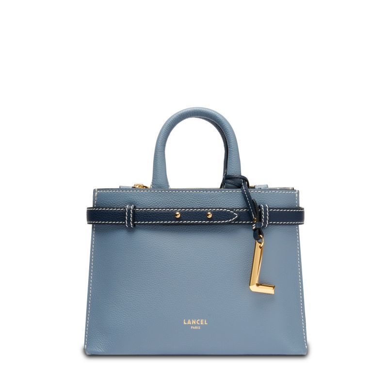 Sac à main / bandoulière en cuir S - Bleu– FAUBOURG LANCEL