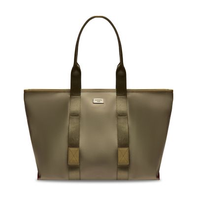 SAC CABAS ZIPPE L MISTRAL ROLLABLE DE LANCEL Kaki foncé
