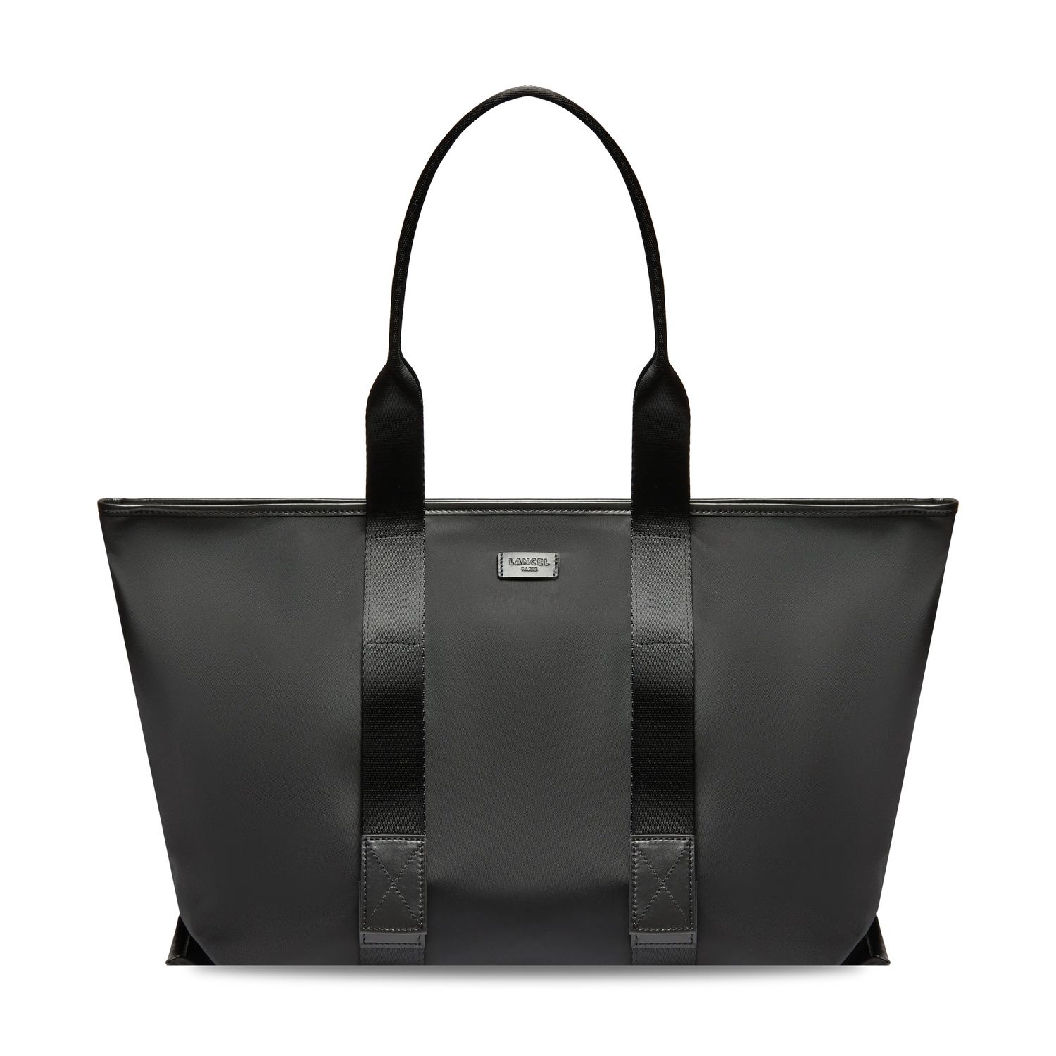 SAC CABAS ZIPPE L MISTRAL ROLLABLE DE LANCEL Noir