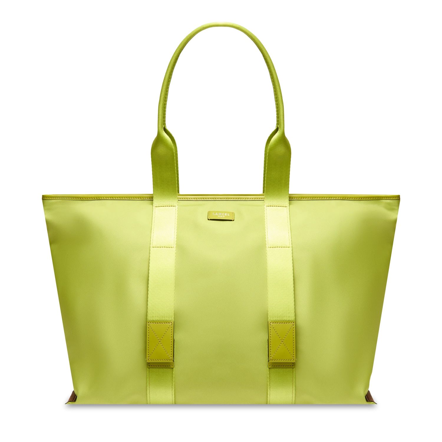 SAC CABAS ZIPPE L MISTRAL ROLLABLE DE LANCEL Vert Tropical
