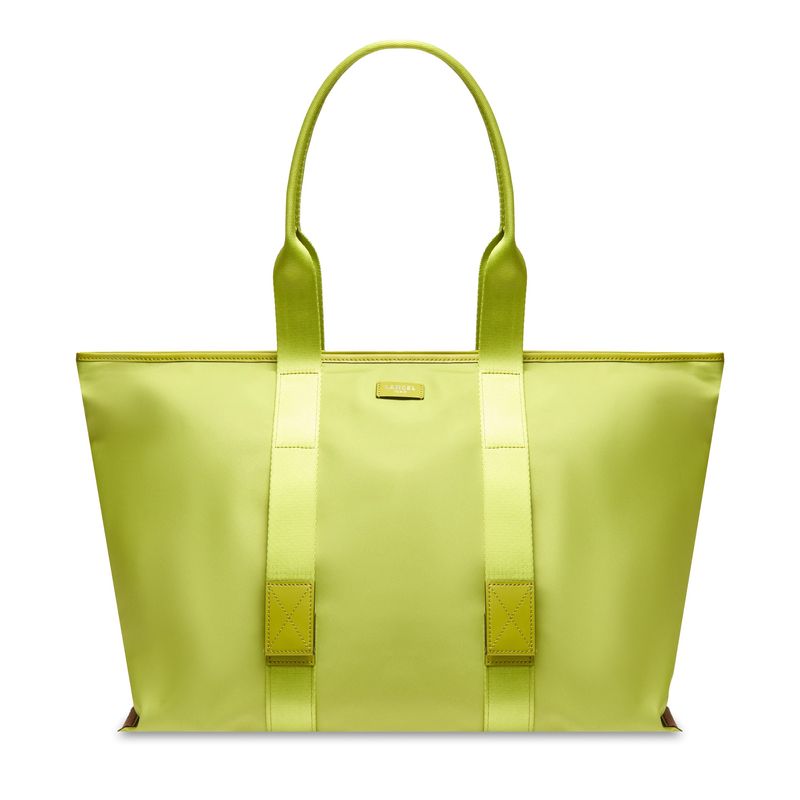 SAC CABAS ZIPPE L MISTRAL ROLLABLE DE LANCEL Vert Tropical