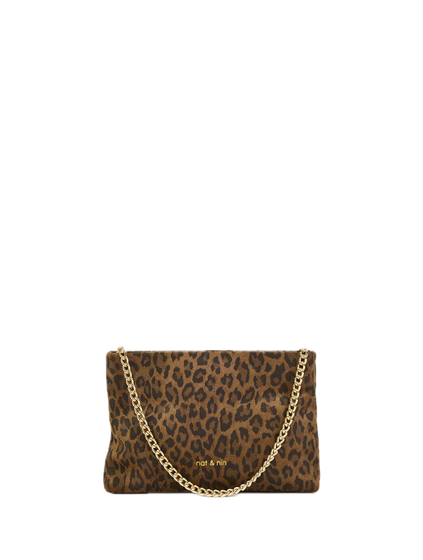 Sacs porté épaule /travers Molly léopard Cuir suédé Nat&Nin