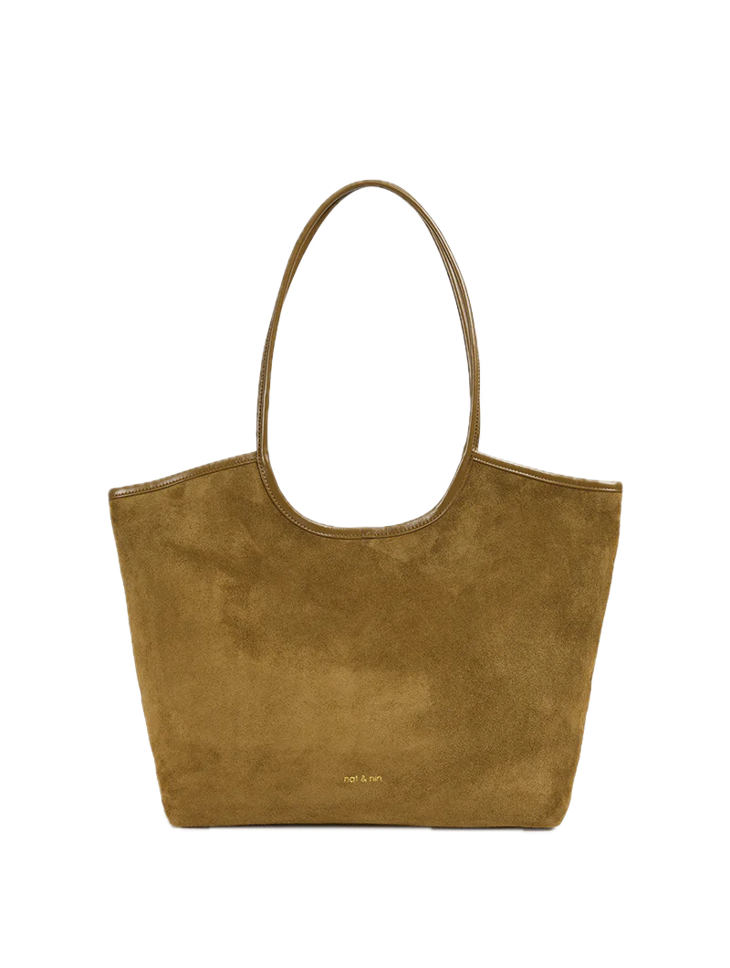 Sac cabas cuir peau Milan Tabac Nat & Nin