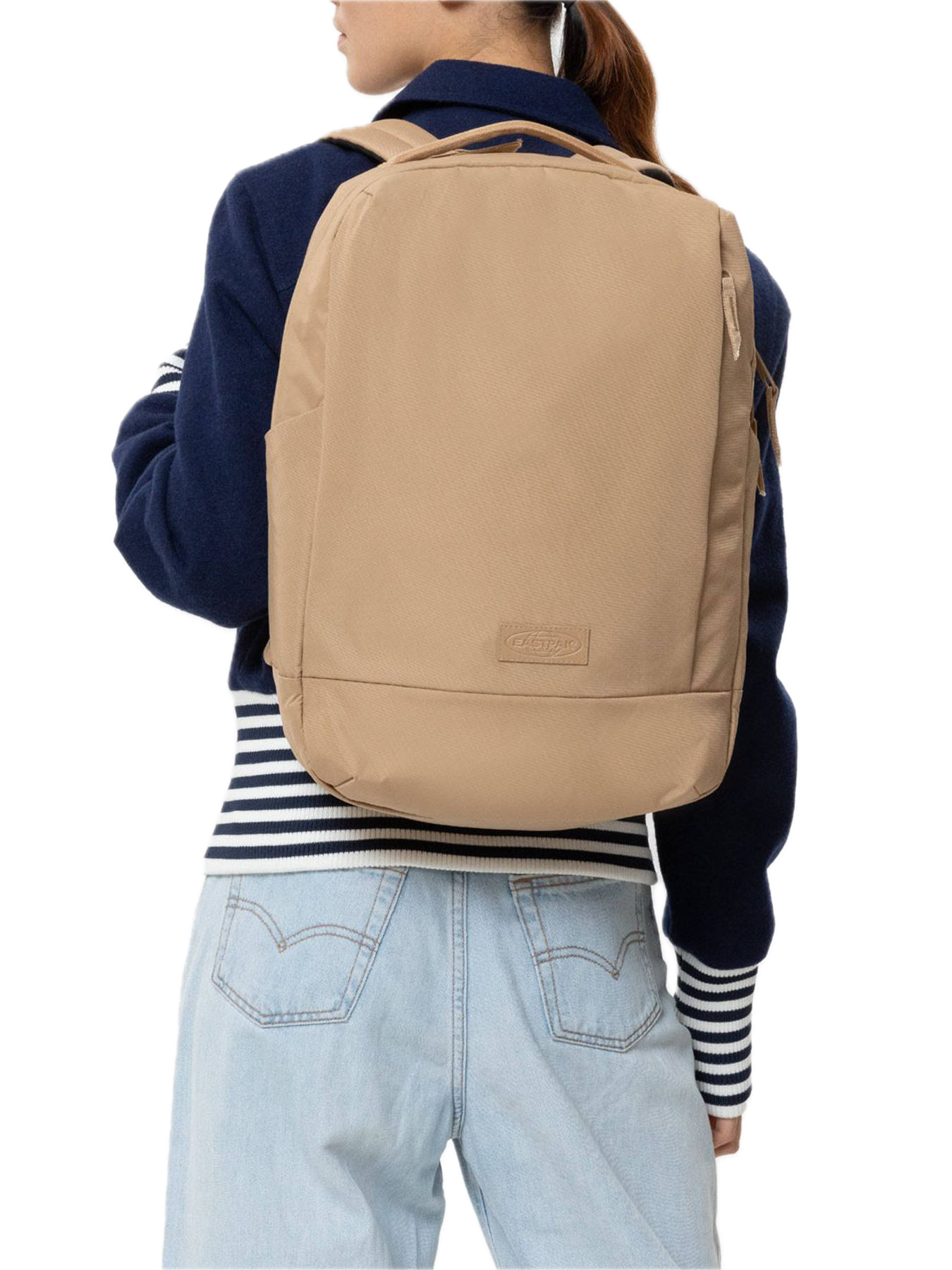 Sac à dos moyen housse pour ordinateur portable TECUM F Beige Cnnct f dust Eastpak