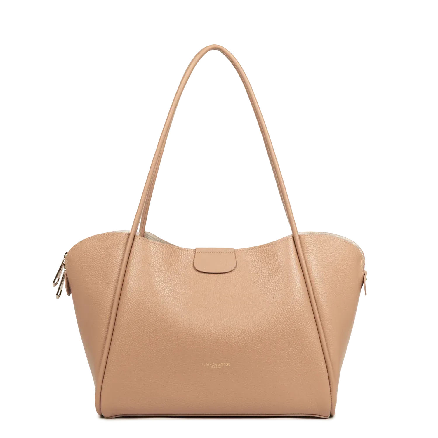 Sac cabas épaule Ida Double Naturel Lancaster