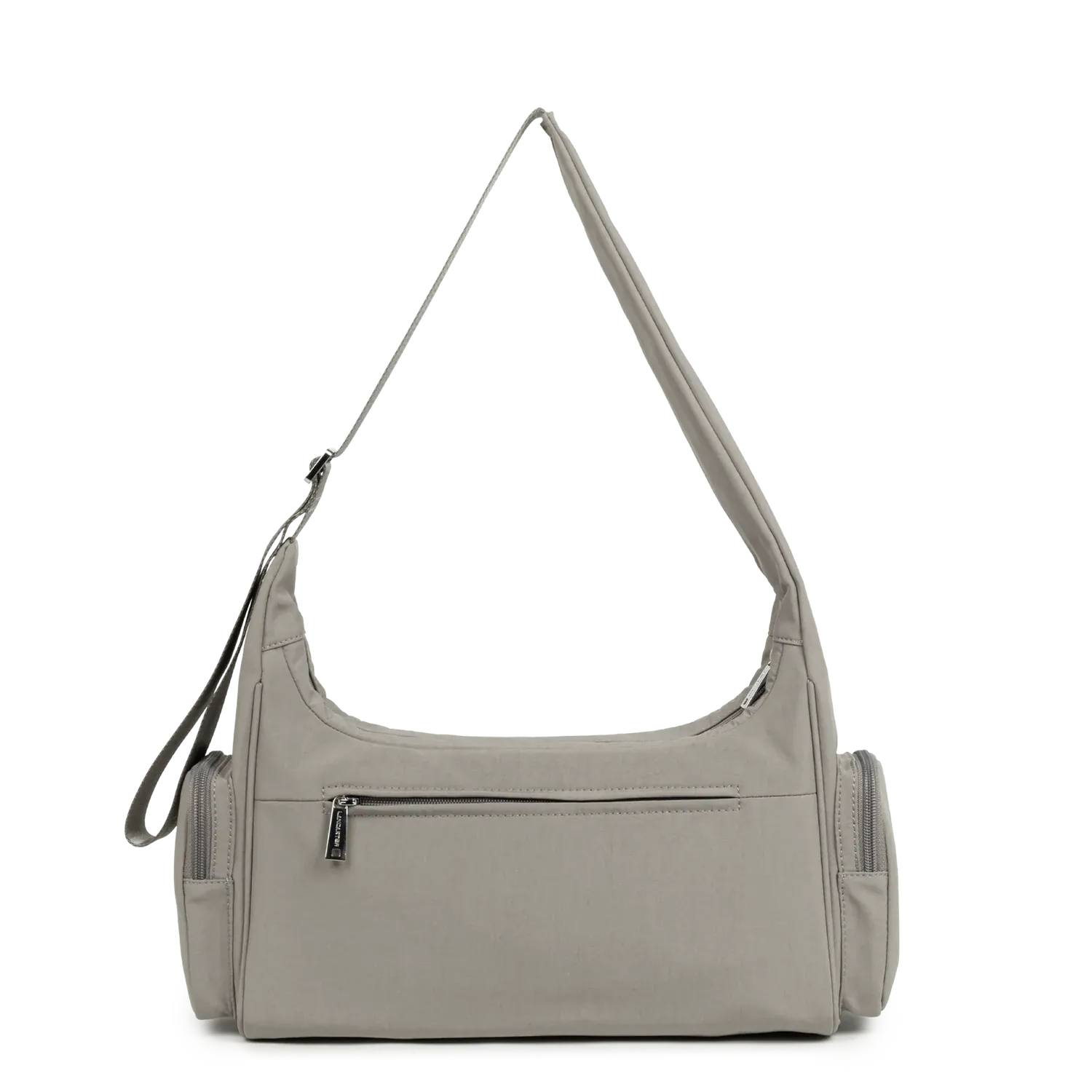 Basic Pocket Sac toile besace Gris Galet LANCASTER