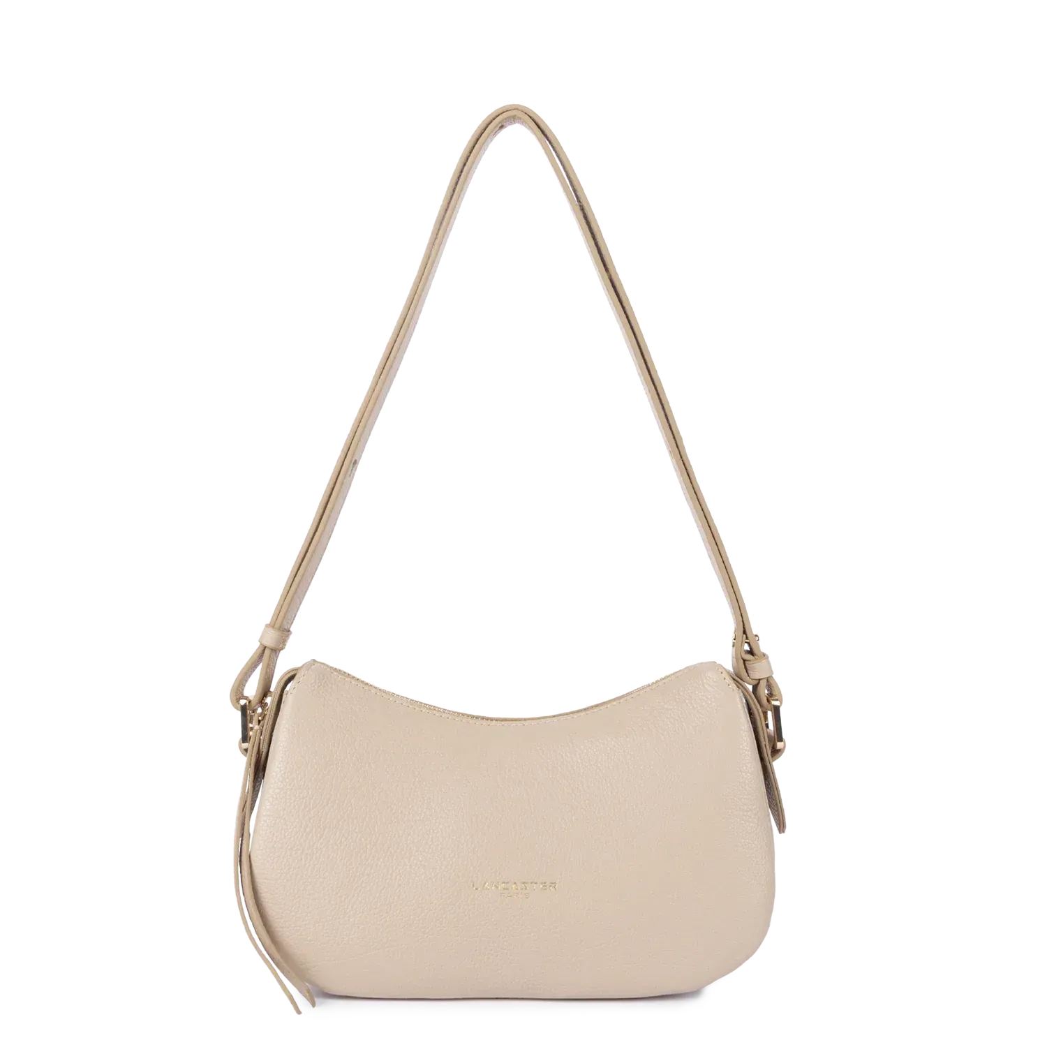 Dune Petit sac besace cuir Beige foncé LANCASTER Dune Petit sac besace cuir Beige foncé LANCASTER