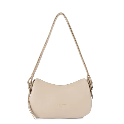 Dune Petit sac besace cuir Beige foncé LANCASTER