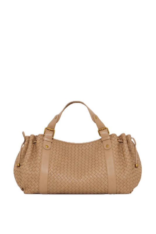 Sac à main en cuir tressé - 24H Caramel GERARD DAREL Sac à main en cuir tressé - 24H Caramel GERARD DAREL