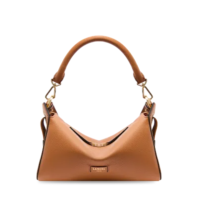 SAC M ZIP HOBO Camel LOUISON DE LANCEL