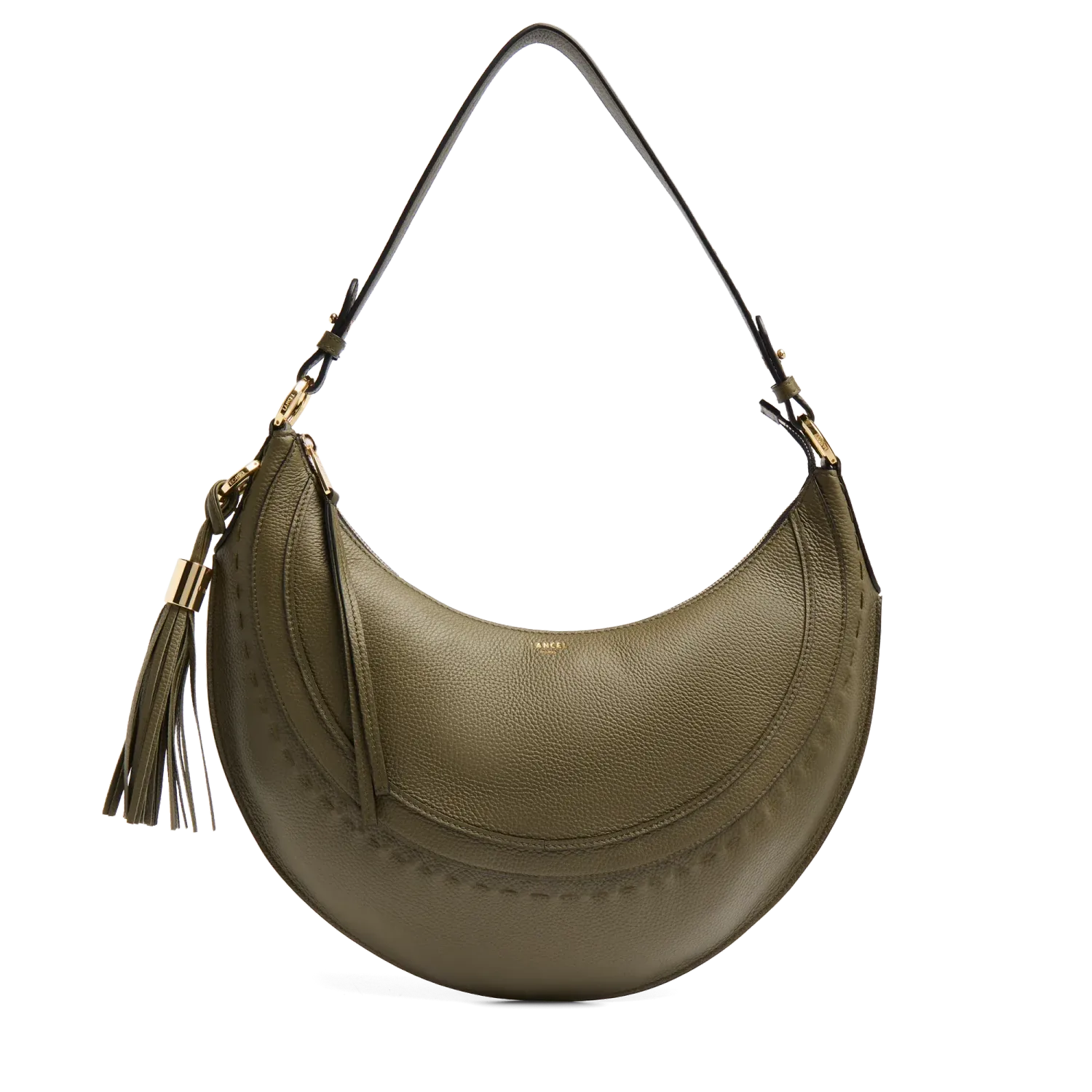 SAC HOBO ZIPPE M Kaki HOBOHEME DE LANCEL