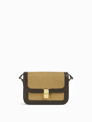 Sac porté épaule Ebene Alice Medium Paille Nat&Nin Sac porté épaule Ebene Alice Medium Paille Nat&Nin