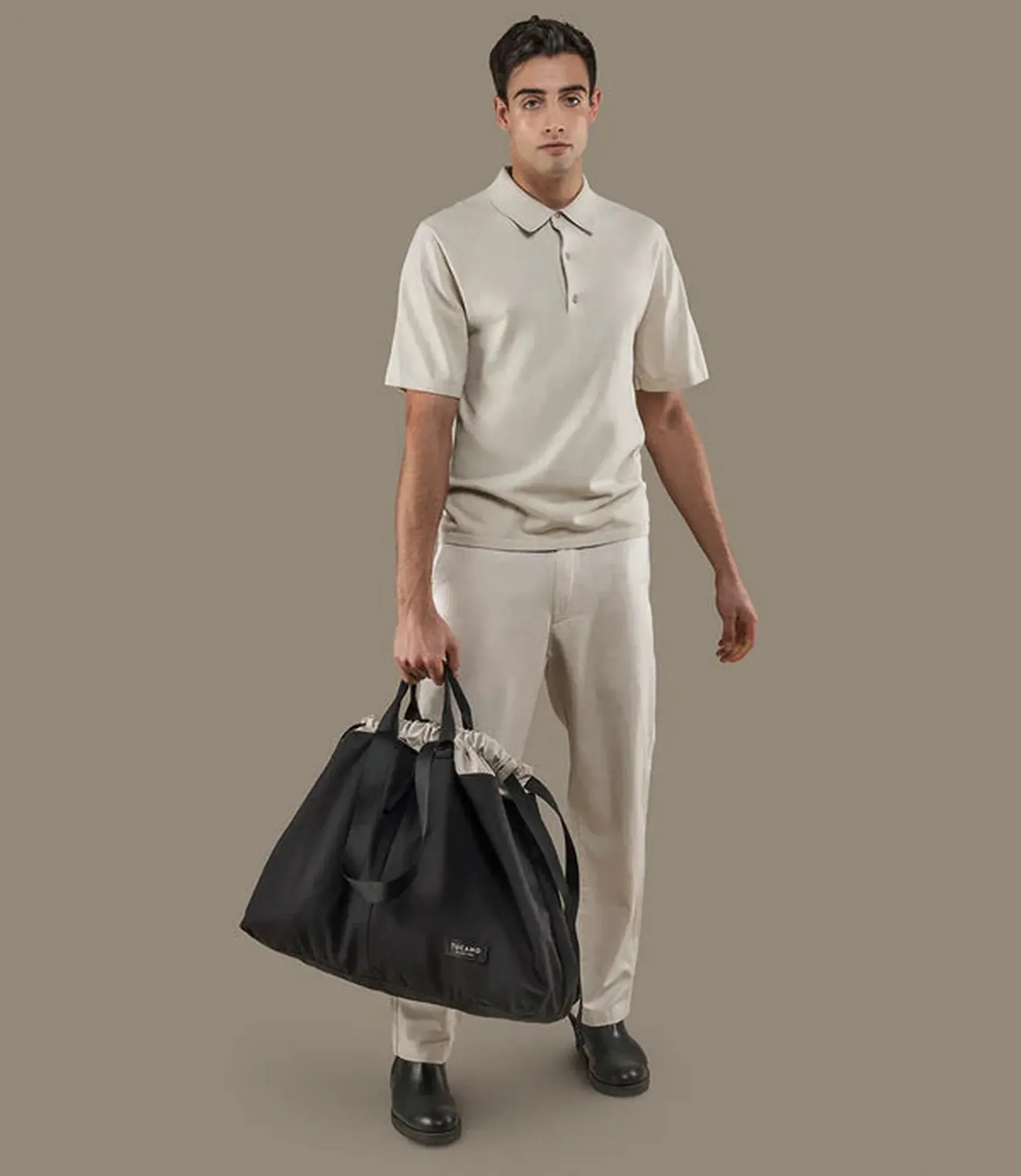 Sac weekend Carry Shopper Large Noir Tucano
