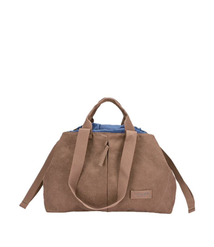 Sac weekend Carry Shopper Medium Marron/ Bleu Tucano Sac weekend Carry Shopper Medium Marron/ Bleu Tucano