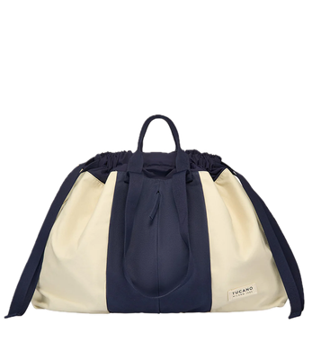 Sac weekend Carry Beach Large Bleu/ Blanc Tucano