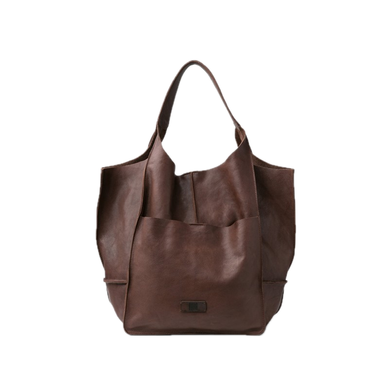 Sac cuir porté épaule Homer Marron BIBA