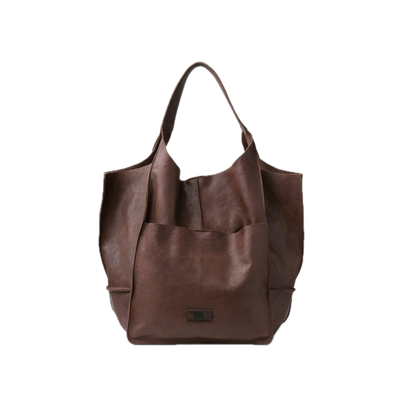Sac cuir porté épaule Homer Marron BIBA