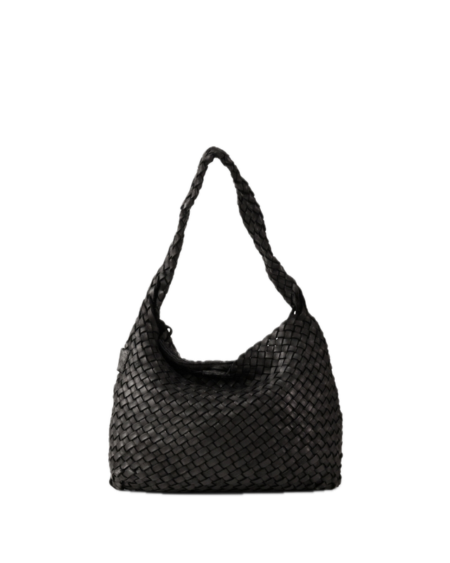 Sac hobo cuir tressé Noir Biba KILLEN Sac hobo cuir tressé Noir Biba KILLEN