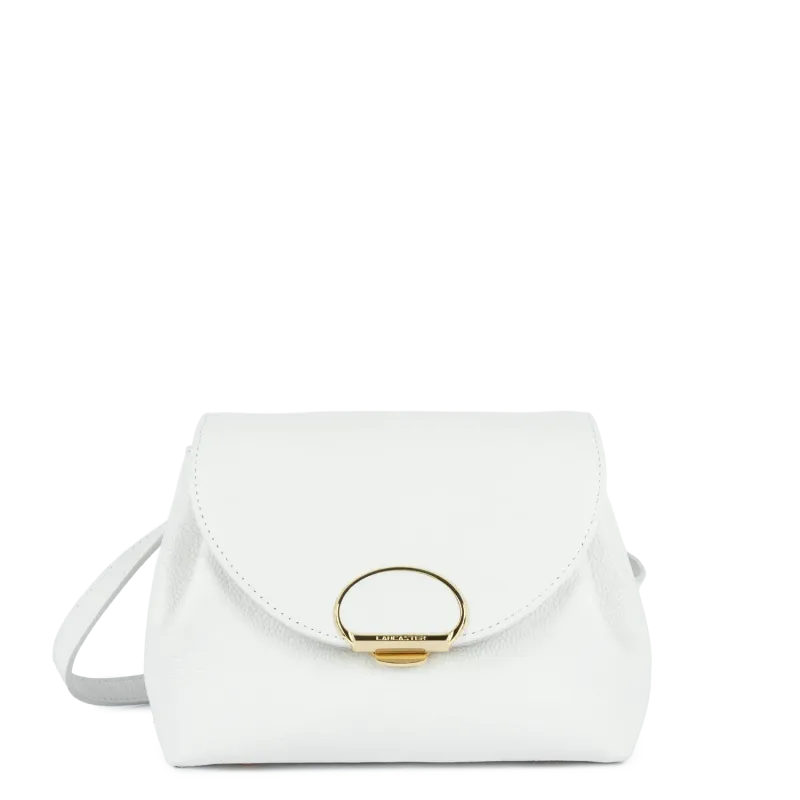 Milano Pia Petit sac trotteur cuir Blanc LANCASTER