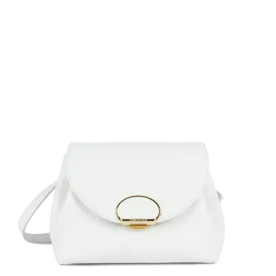 Milano Pia Petit sac trotteur cuir Blanc LANCASTER Milano Pia Petit sac trotteur cuir Blanc LANCASTER