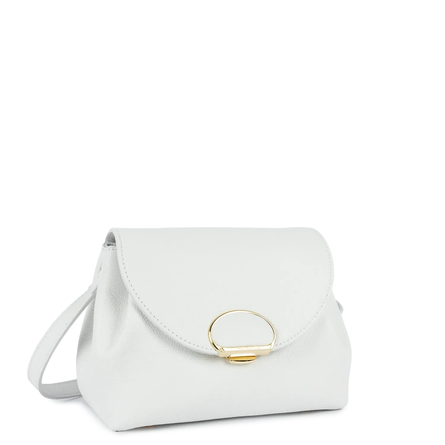 Milano Pia Petit sac trotteur cuir Blanc LANCASTER