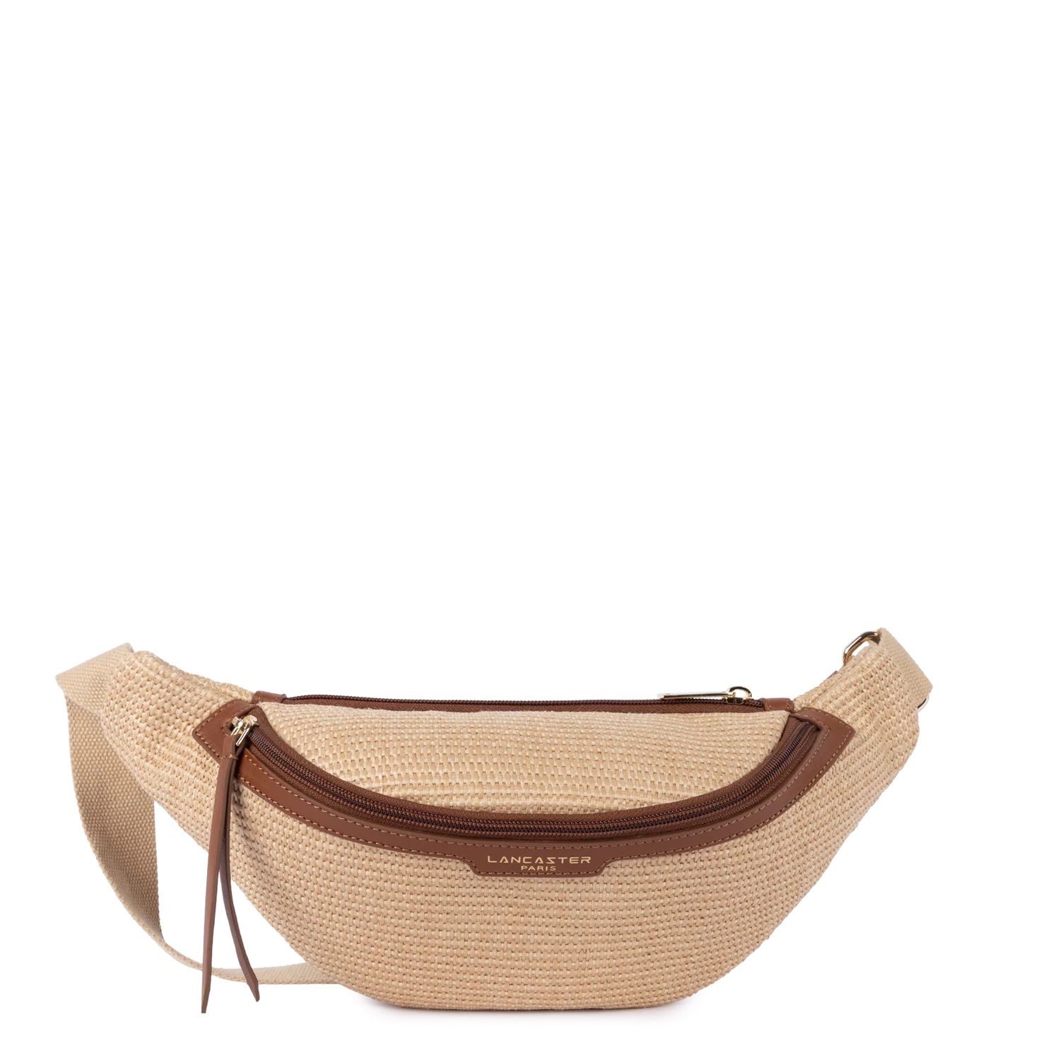 Mini Osier Sac banane Lancaster cognac Mini Osier Sac banane Lancaster cognac
