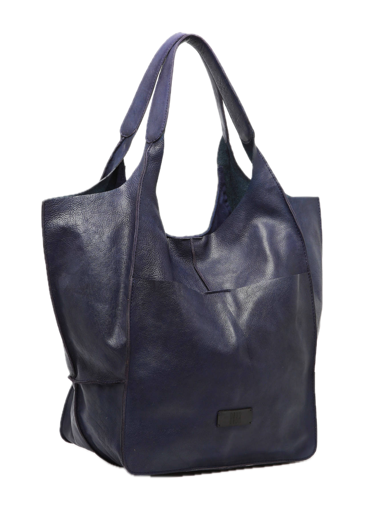 Sac cuir porté épaule Homer violet BIBA
