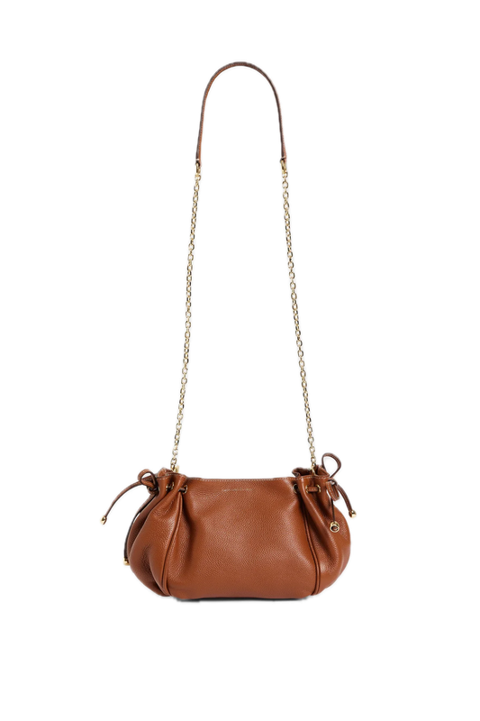 Sac bandoulière en cuir - LE MINI 24 Gerard Darel Tan Sac bandoulière en cuir - LE MINI 24 Gerard Darel Tan
