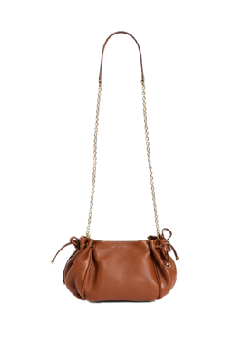 Sac bandoulière en cuir - LE MINI 24 Gerard Darel Tan Sac bandoulière en cuir - LE MINI 24 Gerard Darel Tan