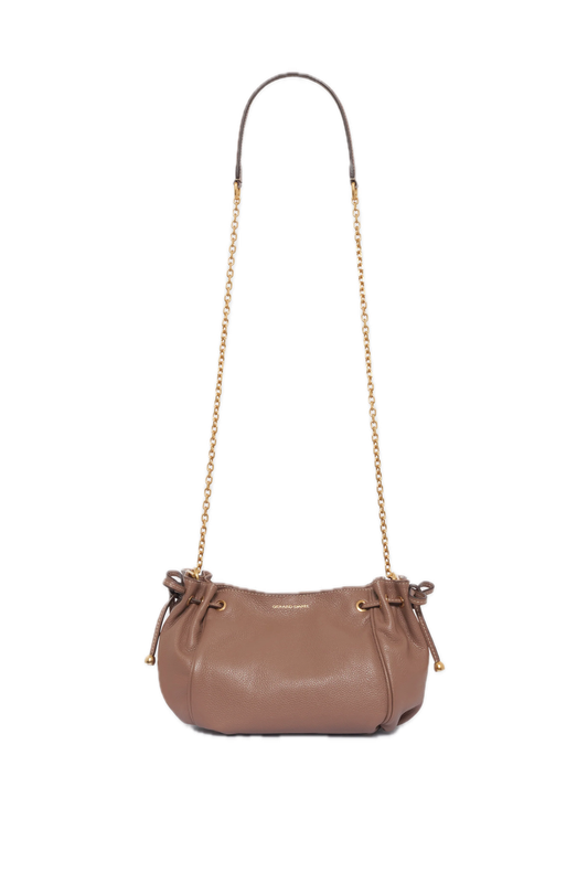 Sac bandoulière en cuir - LE MINI 24 Gerard Darel Taupe Sac bandoulière en cuir - LE MINI 24 Gerard Darel Taupe