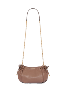 Sac bandoulière en cuir - LE MINI 24 Gerard Darel Taupe Sac bandoulière en cuir - LE MINI 24 Gerard Darel Taupe
