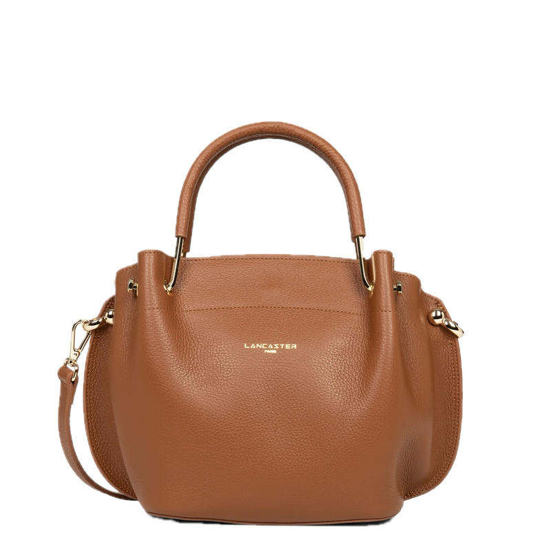 Sac à main FOULONNÉ DOUBLE LOUISA Camel LANCASTER