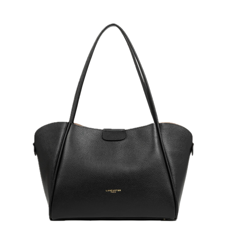 Sac cabas épaule Ida Double Noir LANCASTER