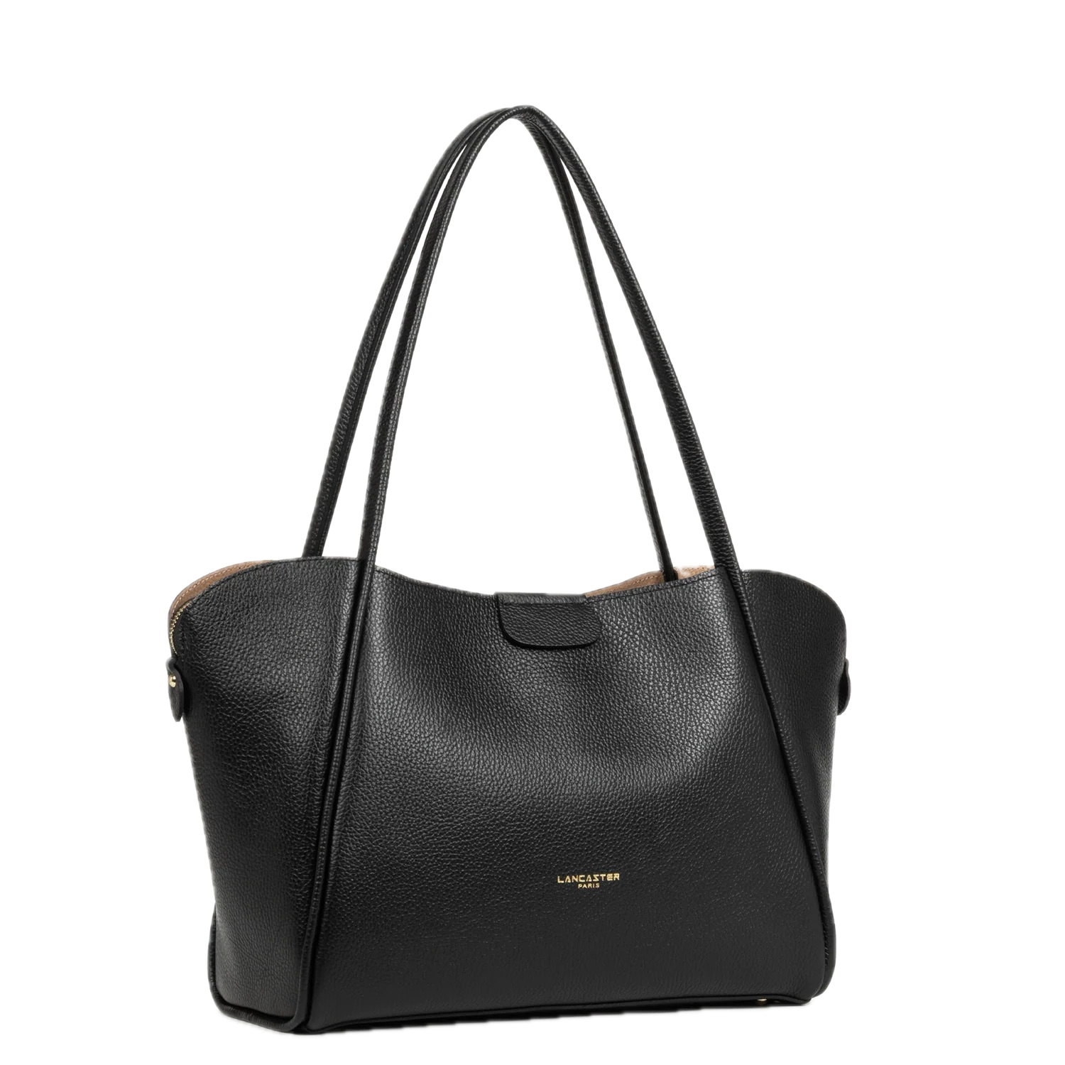 Sac cabas épaule Ida Double Noir LANCASTER