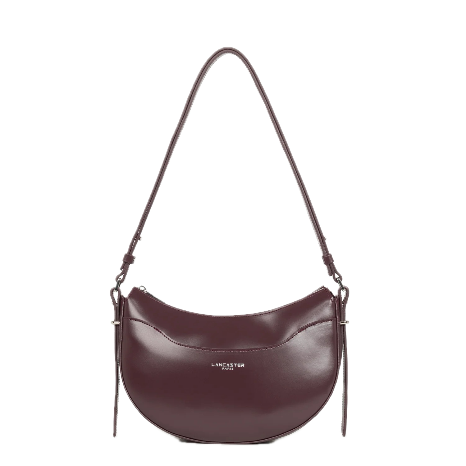 Suave Ace cuir Sac demi lune Bordeaux LANCASTER