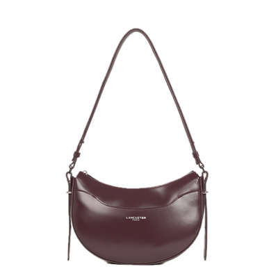 Suave Ace cuir Sac demi lune Bordeaux LANCASTER Suave Ace cuir Sac demi lune Bordeaux LANCASTER