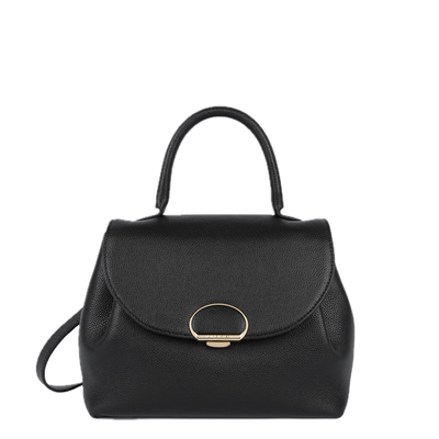 Grand Milano Pia Sac à main Noir cuir LANCASTER