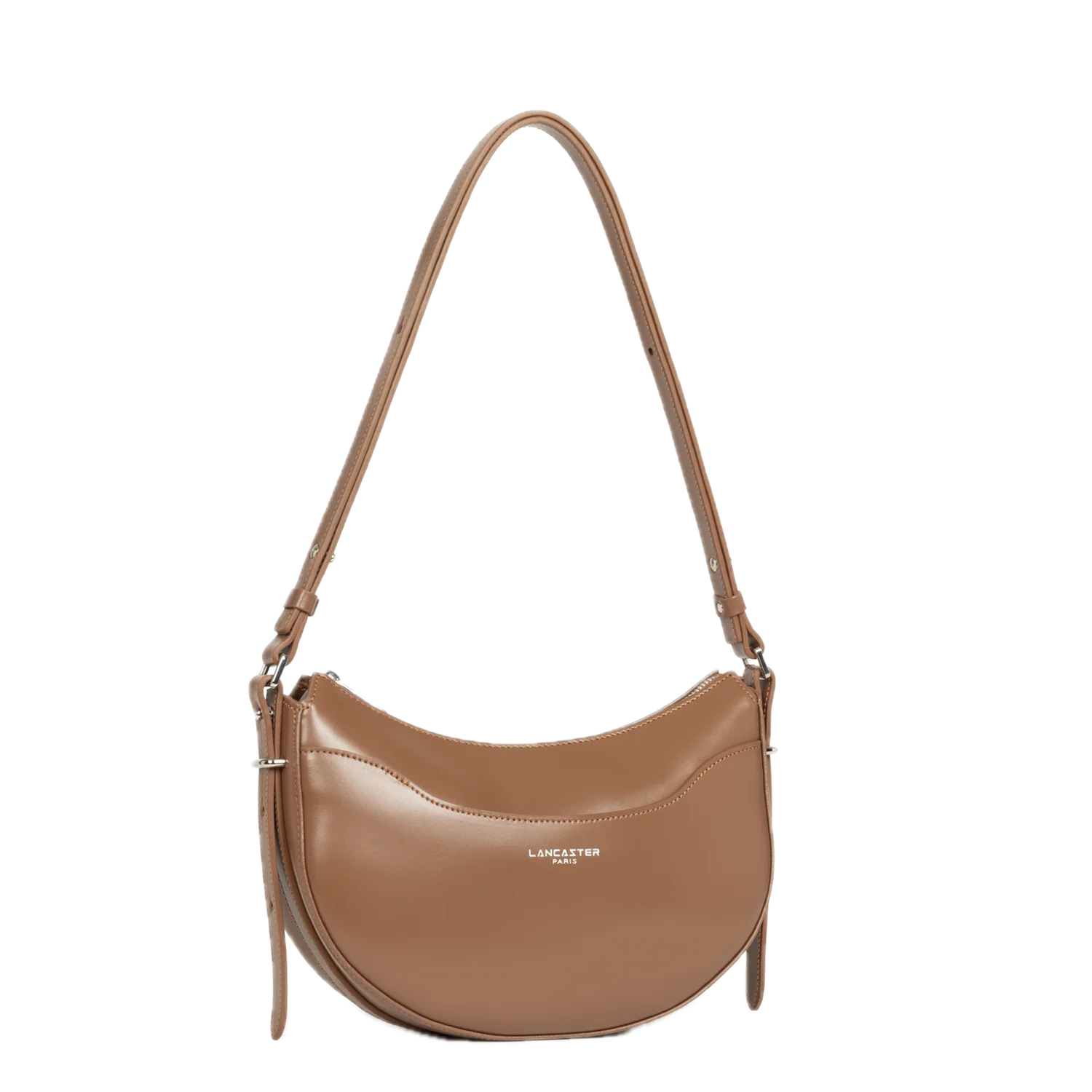 Suave Ace cuir Sac demi lune Noisette LANCASTER