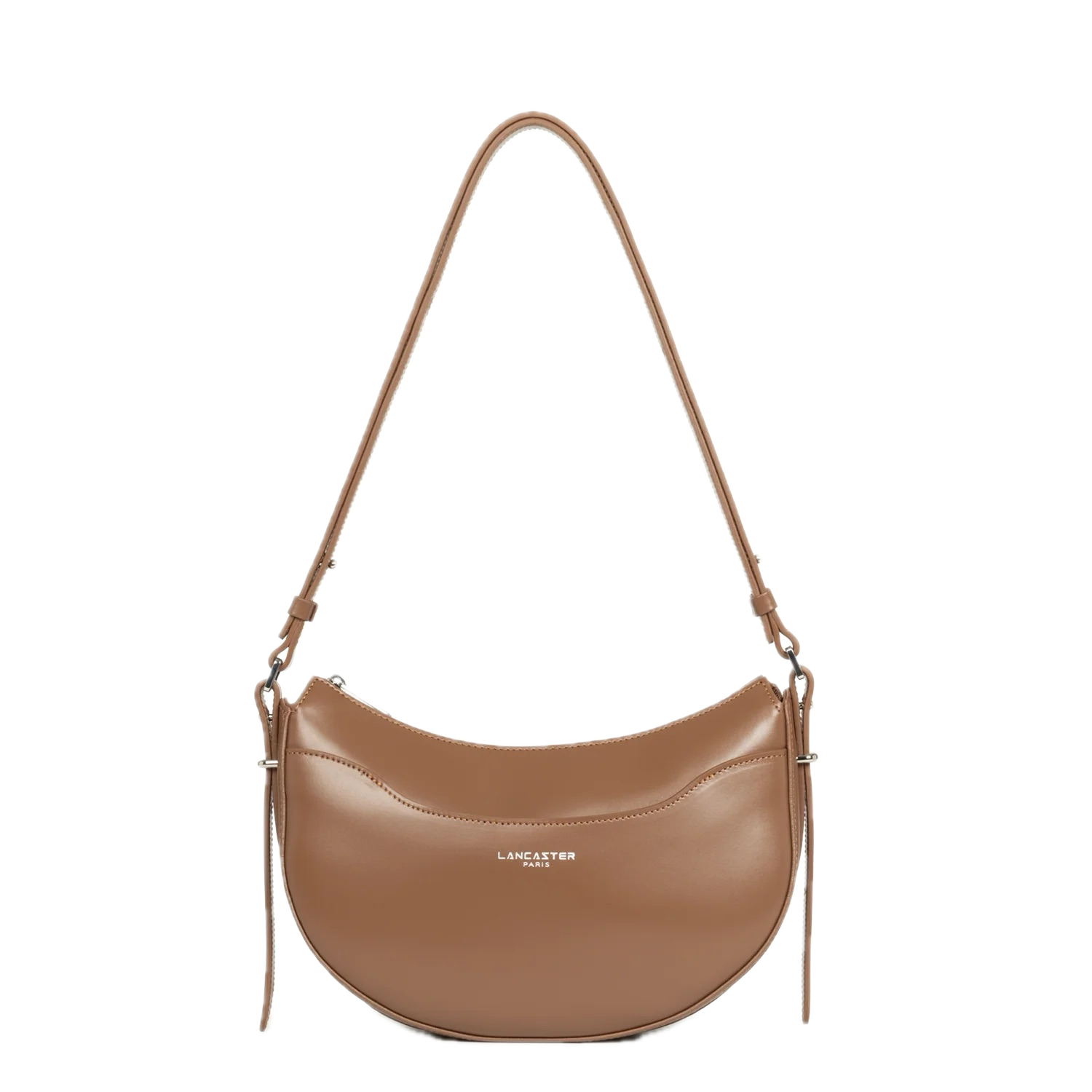 Suave Ace cuir Sac demi lune Noisette LANCASTER