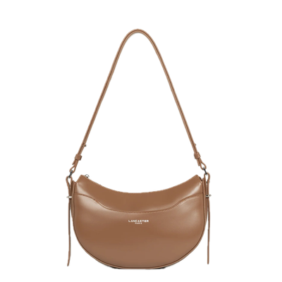 Suave Ace cuir Sac demi lune Noisette LANCASTER